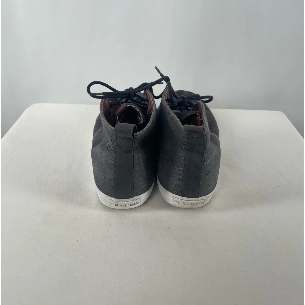 Ben Sherman Bristol Chukka High‎ Top Canvas Sneaker in Navy Size 11